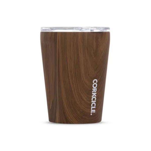 Corkcicle Tumbler - 12oz Pattern Walnut Wood Puckett's Fine Jewelry Benton, KY