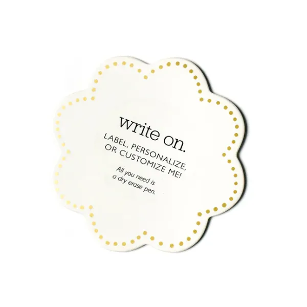 COTON COLORS HAPPY EVERYTHING GOLD DOT WRITE ON ATTACHMENT Puckett's Fine Jewelry Benton, KY