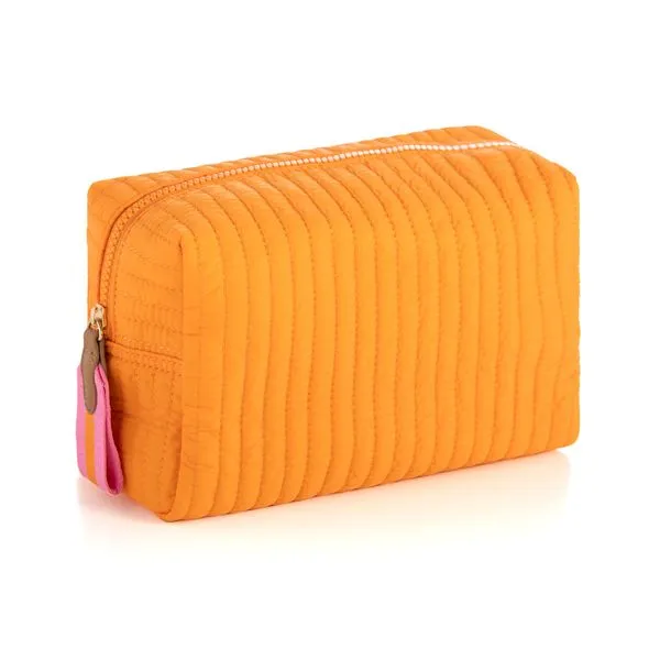 Shiraleah Ezra Large Cosmetic Pouch Orange Puckett's Fine Jewelry Benton, KY