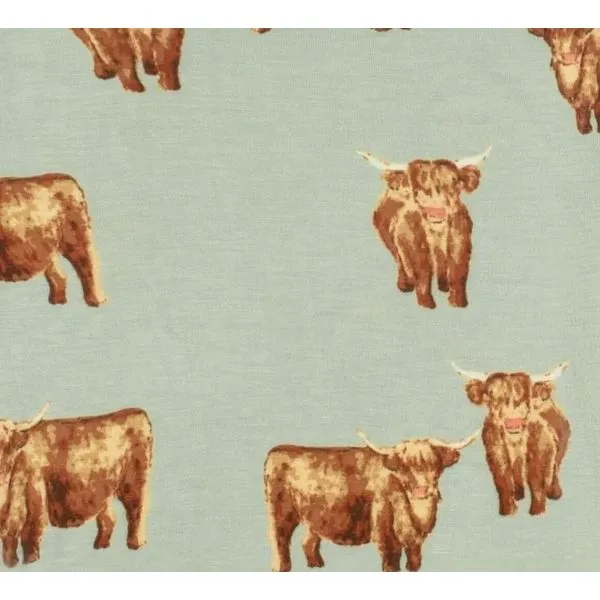 MILKBARN--BAMBOO SWADDLE--HIGHLAND COW Gifts Puckett's Fine Jewelry Benton, KY