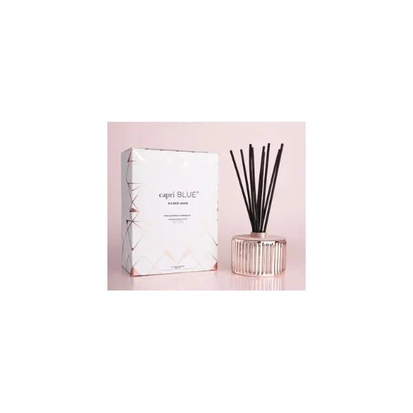 Capri Blue Rose Gold Gilded Diffuser - 7.75oz Puckett's Fine Jewelry Benton, KY