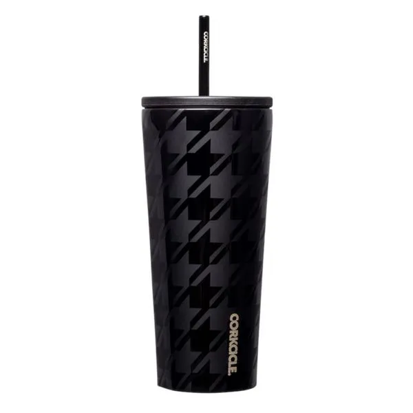 Corkcicle Cold Cup 24oz Onyx Houndstooth Puckett's Fine Jewelry Benton, KY
