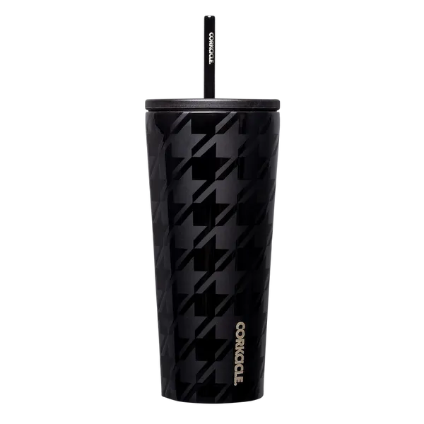 Corkcicle Cold Cup 24oz Onyx Houndstooth Puckett's Fine Jewelry Benton, KY