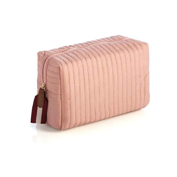 Shiraleah Ezra Large Boxy Cosmetic Pouch, Blush Puckett's Fine Jewelry Benton, KY