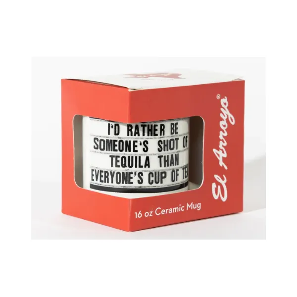 El Arroyo Coffee Mug 16oz - Shot of Tequila Puckett's Fine Jewelry Benton, KY