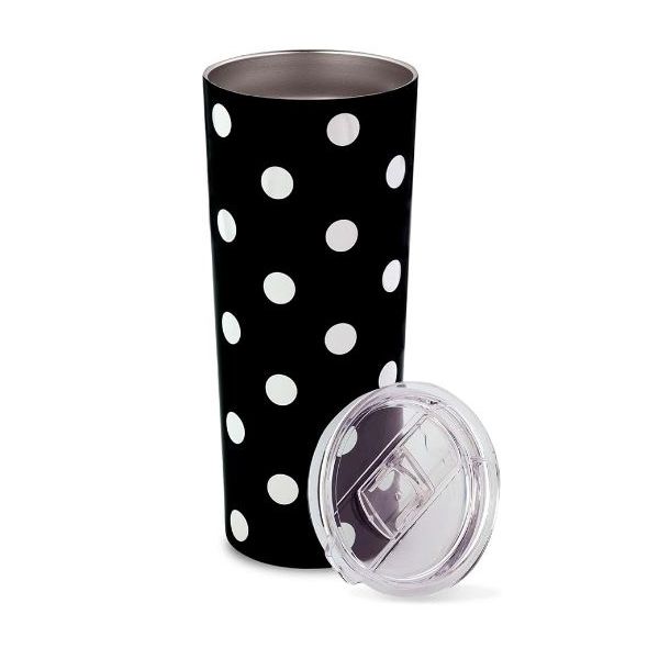 Kate Spade Picture Dot Black Stainless Steel Tumbler Puckett's Fine Jewelry Benton, KY