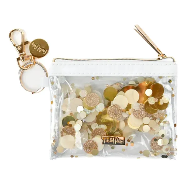 Gold Confetti Mini Wallet Keychain Puckett's Fine Jewelry Benton, KY