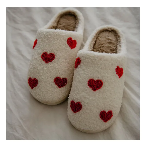 Katydid Red Hearts Slippers Puckett's Fine Jewelry Benton, KY