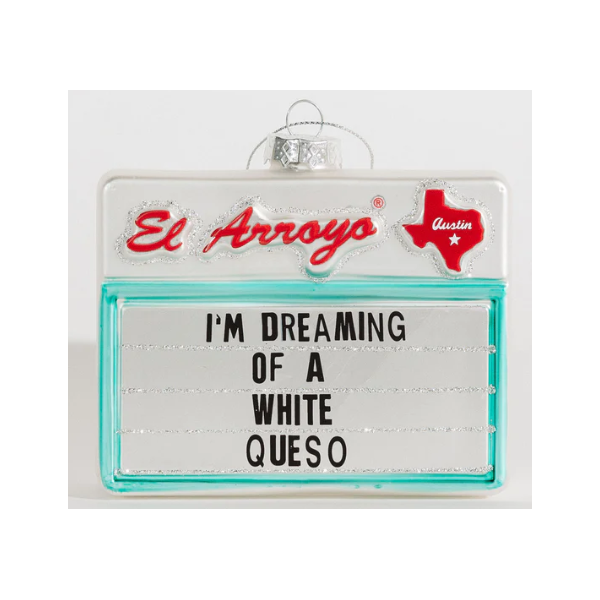 El Arroyo Ornament - White Queso Puckett's Fine Jewelry Benton, KY