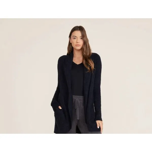 Barefoot Dreams Cozy Chic Light Circle Cardi Black Medium Puckett's Fine Jewelry Benton, KY