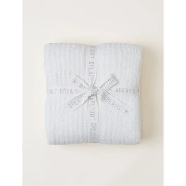 Barefoot Dreams CozyChic Ribbed Throw - Pearl Puckett's Fine Jewelry Benton, KY