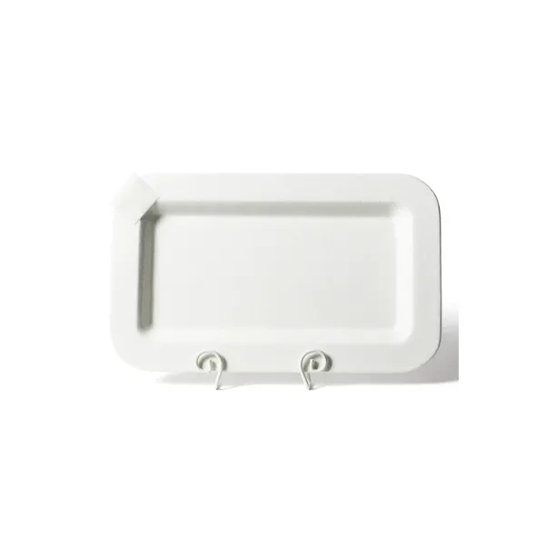 Coton Colors Mini Entertaining Rectangle Platter - White Small Dot Puckett's Fine Jewelry Benton, KY