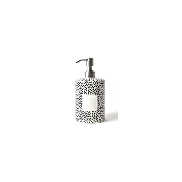 Coton Colors Mini Cylinder Soap Pump - Black Small Dot Puckett's Fine Jewelry Benton, KY