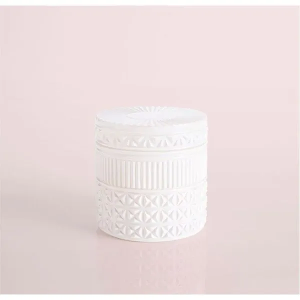 Capri Blue White Opal Faceted Jar Candle - Volcano Puckett's Fine Jewelry Benton, KY