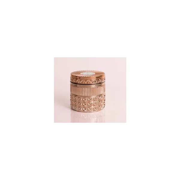 Capri Blue 11oz Rose Gold Faceted Jar Candle Prosecco and Grapefruit Puckett's Fine Jewelry Benton, KY