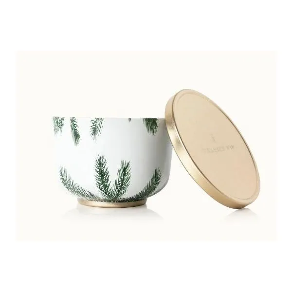 Thymes Frasier Fir Candle Tin with Gold Lid Puckett's Fine Jewelry Benton, KY