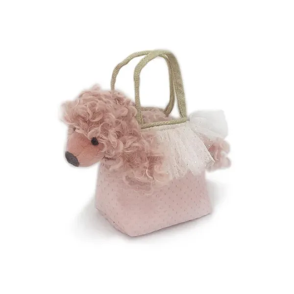 Mon Ami Pink Poodle Plush Toy In Purse Paris Puckett's Fine Jewelry Benton, KY