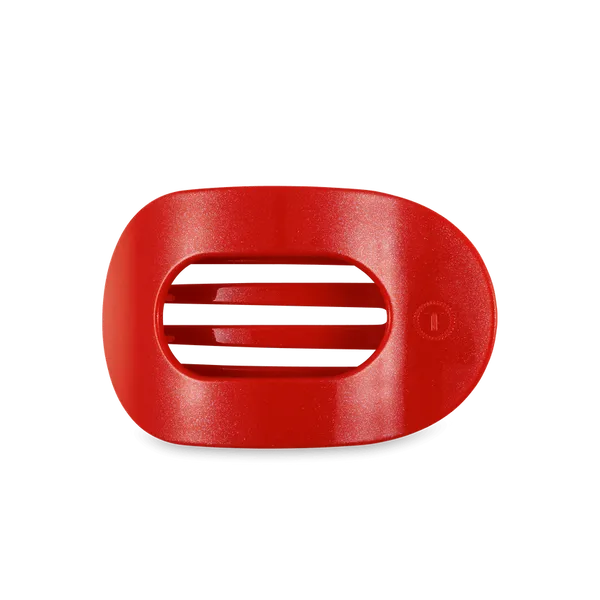 Teleties Rudolph Red Medium Flat Round Hair Clip Puckett's Fine Jewelry Benton, KY