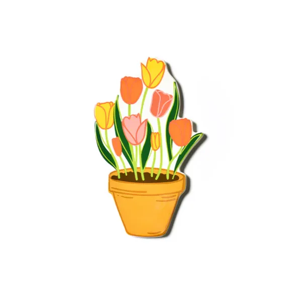 Happy Everything Pot of Tulips Big Attachment Puckett's Fine Jewelry Benton, KY