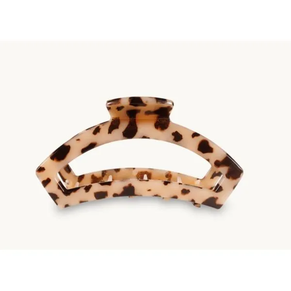 Teleties Open Blonde Tortoise Medium Hair Clip Puckett's Fine Jewelry Benton, KY