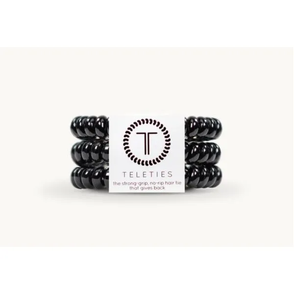 Teleties Small Jet Black Hair Ties Puckett's Fine Jewelry Benton, KY