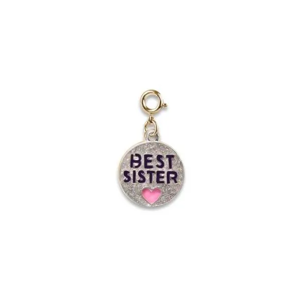 Charm It! Gold Glitter Best Sister Charm Puckett's Fine Jewelry Benton, KY