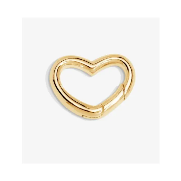 Charm Bar Gold-Tone Heart Charm Lock Image 2 Puckett's Fine Jewelry Benton, KY
