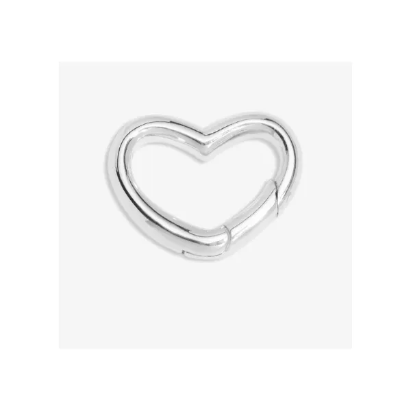 Charm Bar Silver Plated Heart Charm Lock Image 2 Puckett's Fine Jewelry Benton, KY