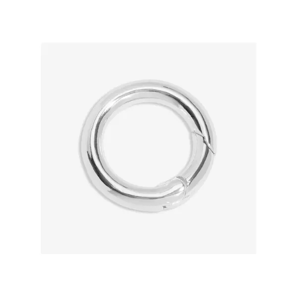 Charm Bar Silver Plated Round Charm Lock Image 2 Puckett's Fine Jewelry Benton, KY