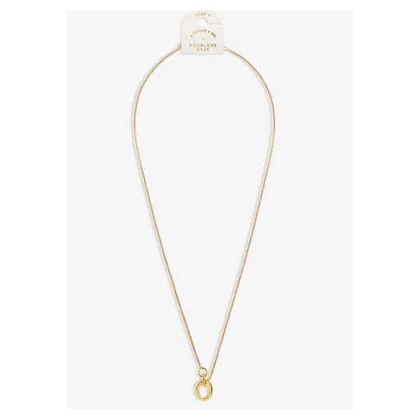 Charm Bar Rolo Chain- 1 Charm Clasp- PVD Gold Coated Puckett's Fine Jewelry Benton, KY