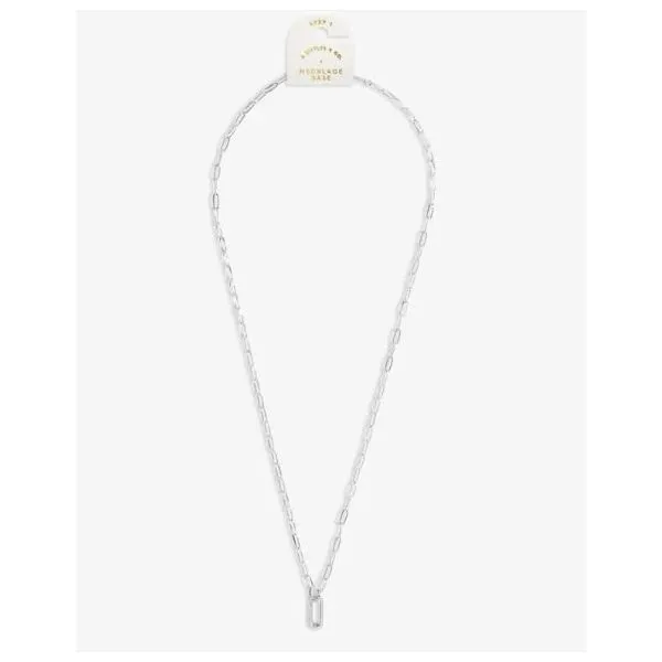 Charm Bar Paperclip Chain - 1 Charm Clasp- Silver Plated, 18" + 1" Extension Puckett's Fine Jewelry Benton, KY