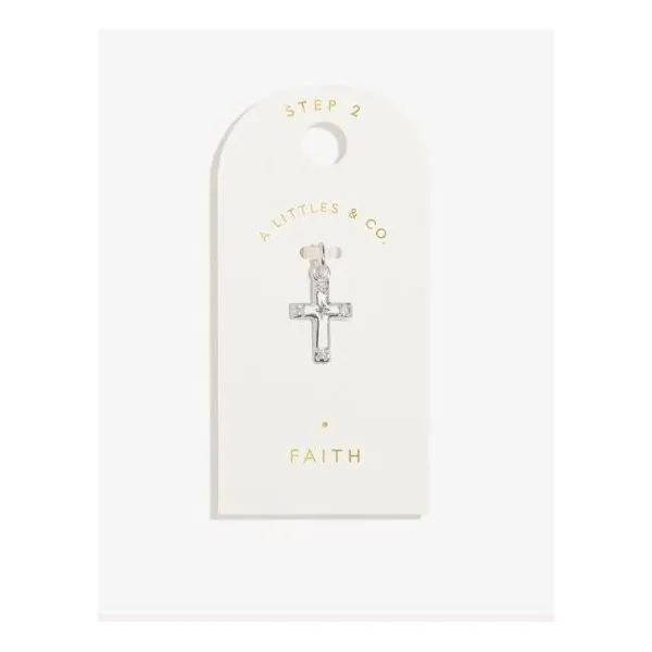 Charm Bar - Faith- Silver Plated Small Charm Puckett's Fine Jewelry Benton, KY