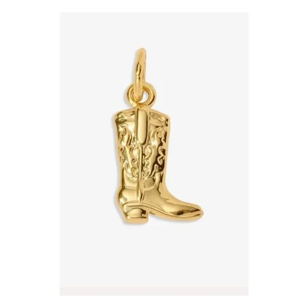 Charm Bar- Yee Haw - Gold Tone Plated Small Charm Image 2 Puckett's Fine Jewelry Benton, KY