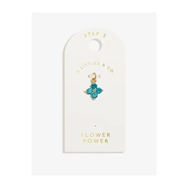 Charm Bar - Flower Power - Gold Tone Plated Small Charm Puckett's Fine Jewelry Benton, KY