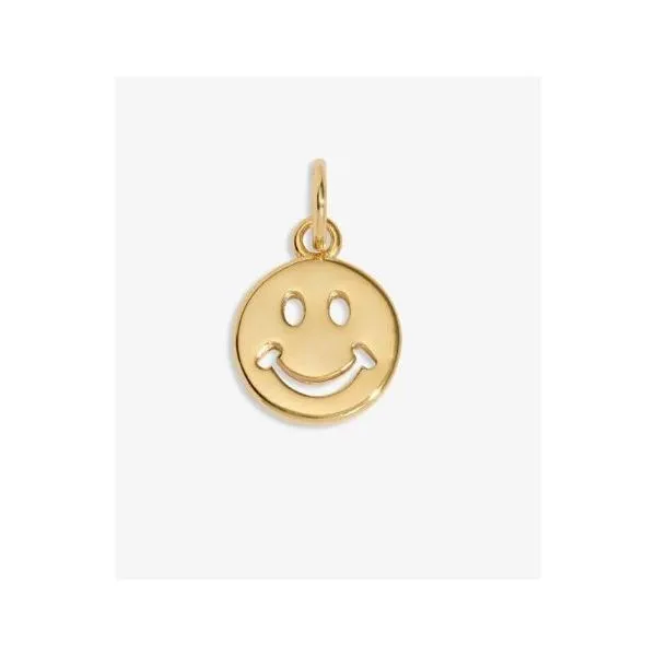 Charm Bar - Smile - Gold Tone Plated Small Charm Image 2 Puckett's Fine Jewelry Benton, KY