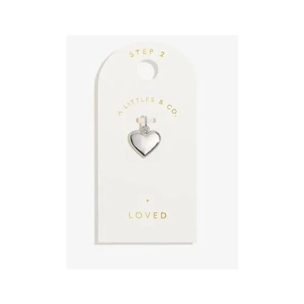 Charm Bar -Loved - Silver Plated Small Charm Puckett's Fine Jewelry Benton, KY