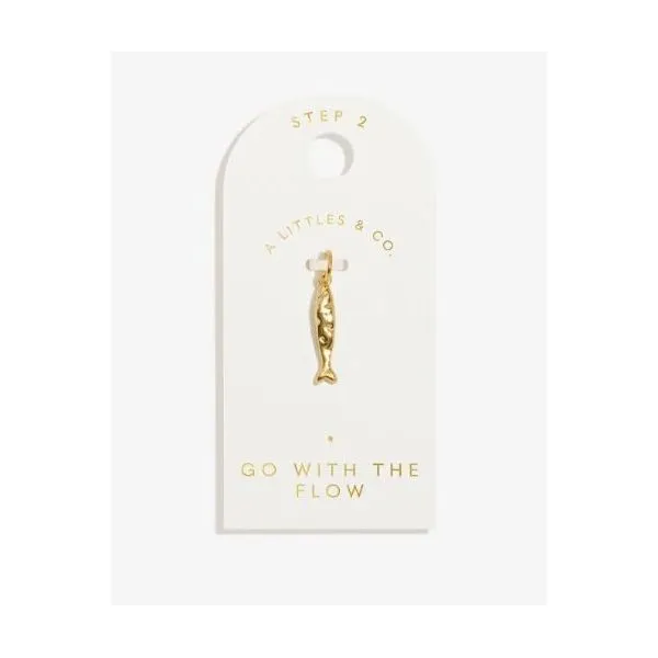 Charm Bar -Go With The Flow - Gold Tone Plated Small Charm Puckett's Fine Jewelry Benton, KY