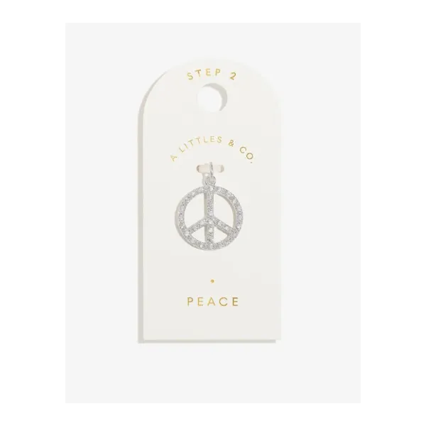 Charm Bar -Peace - Silver Plated Medium Charm Puckett's Fine Jewelry Benton, KY