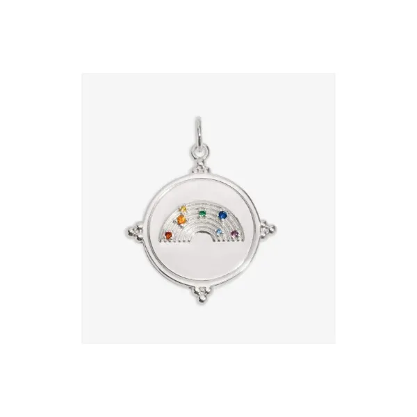 Charm Bar - Be Happy - Silver Plated Medium Charm Image 2 Puckett's Fine Jewelry Benton, KY