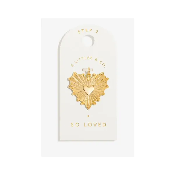 Charm Bar -So Loved - Gold Tone Plated Large Charm Puckett's Fine Jewelry Benton, KY