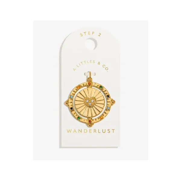 Charm Bar- Wanderlust - Gold Tone Plated Large Charm Puckett's Fine Jewelry Benton, KY