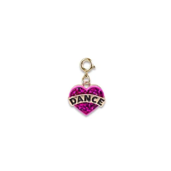 Charm It! Glitter Dance Heart Charm Puckett's Fine Jewelry Benton, KY