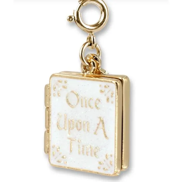 CHARM IT! GOLD PRINCESS BOOK CHARM Puckett's Fine Jewelry Benton, KY