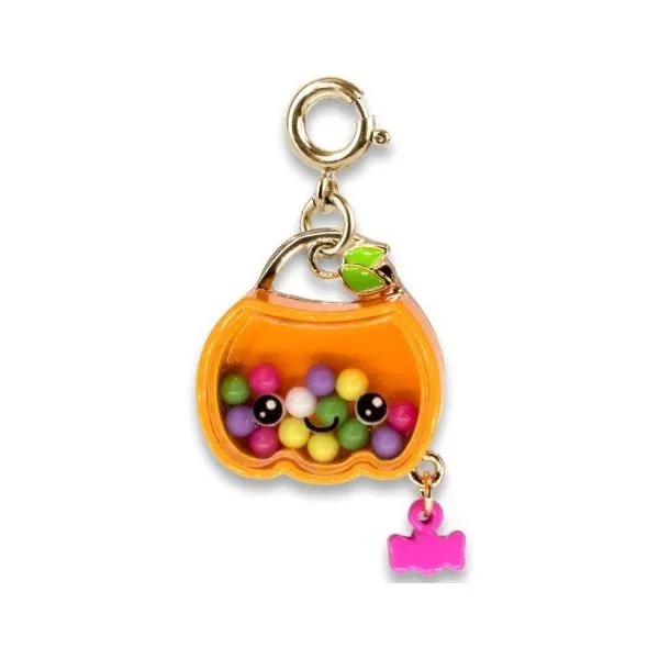 CHARM IT! GOLD TRICK OR TREAT PUMPKIN SHAKER CHARM Puckett's Fine Jewelry Benton, KY
