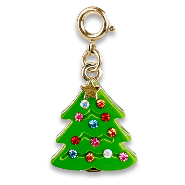 Charm It! Gold Tone Sparkle Christmas Tree Charm Puckett's Fine Jewelry Benton, KY