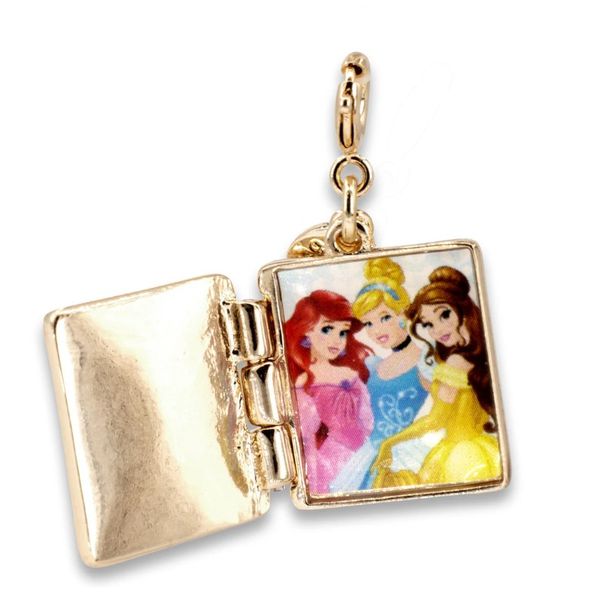 CHARM IT! GOLD PRINCESS BOOK CHARM Puckett's Fine Jewelry Benton, KY
