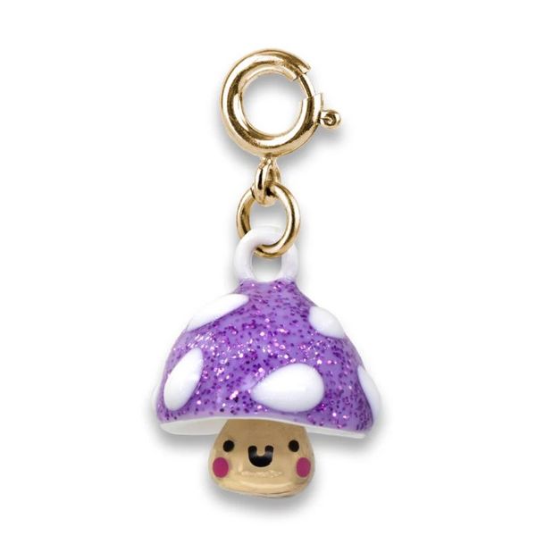 Charm It! Gold Glitter Mushroom Charm Puckett's Fine Jewelry Benton, KY
