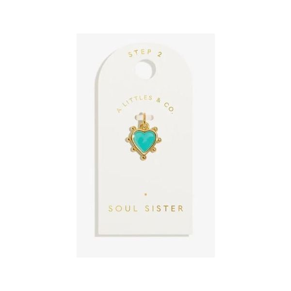 Charm Bar- Soul Sister - Gold Tone Plated Small Charm Puckett's Fine Jewelry Benton, KY