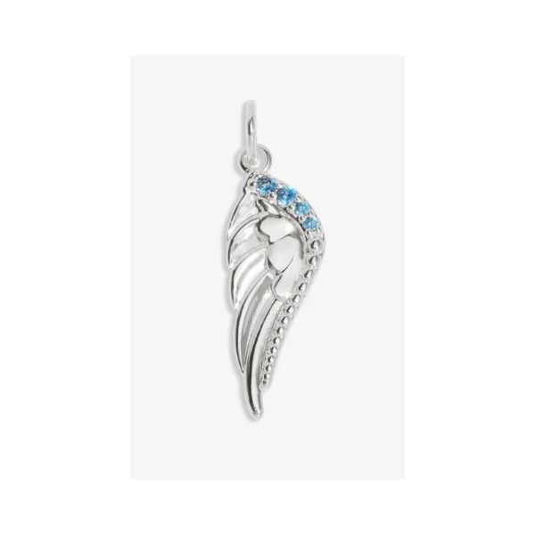 Charm Bar - Angel - Silver Plated Medium Charm Image 2 Puckett's Fine Jewelry Benton, KY