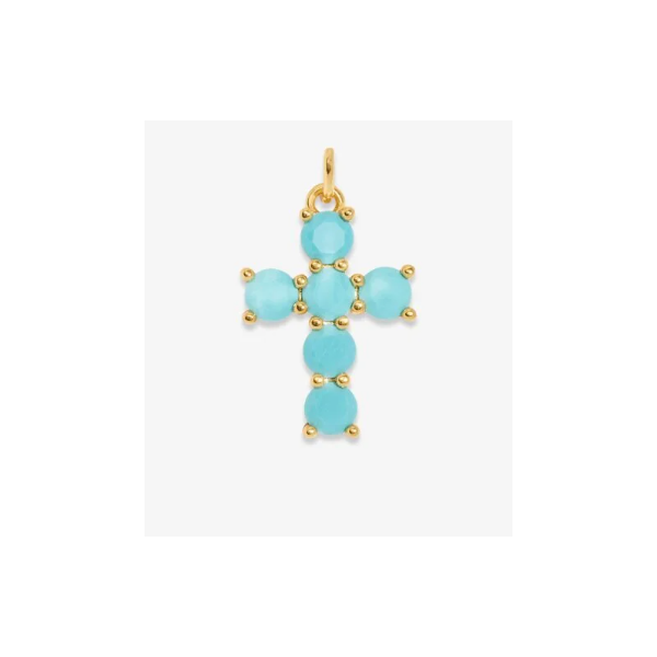 Charm Bar - Faith Over Fear - Gold Tone Plated Medium Charm Image 2 Puckett's Fine Jewelry Benton, KY